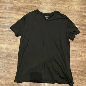 Black V Neck Tshirt